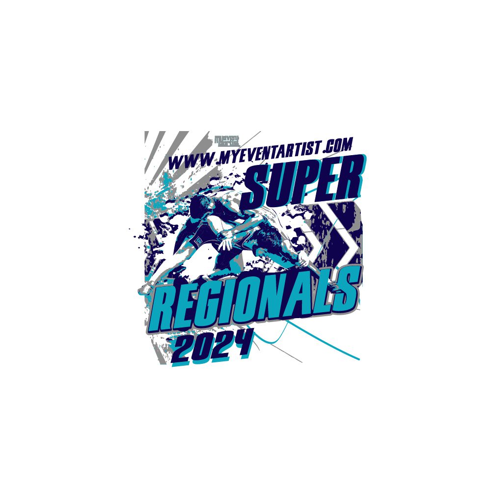 WRESTLING SUPER REGIONALS EVENT ADJUSTABLE VECTOR DESIGN15-01