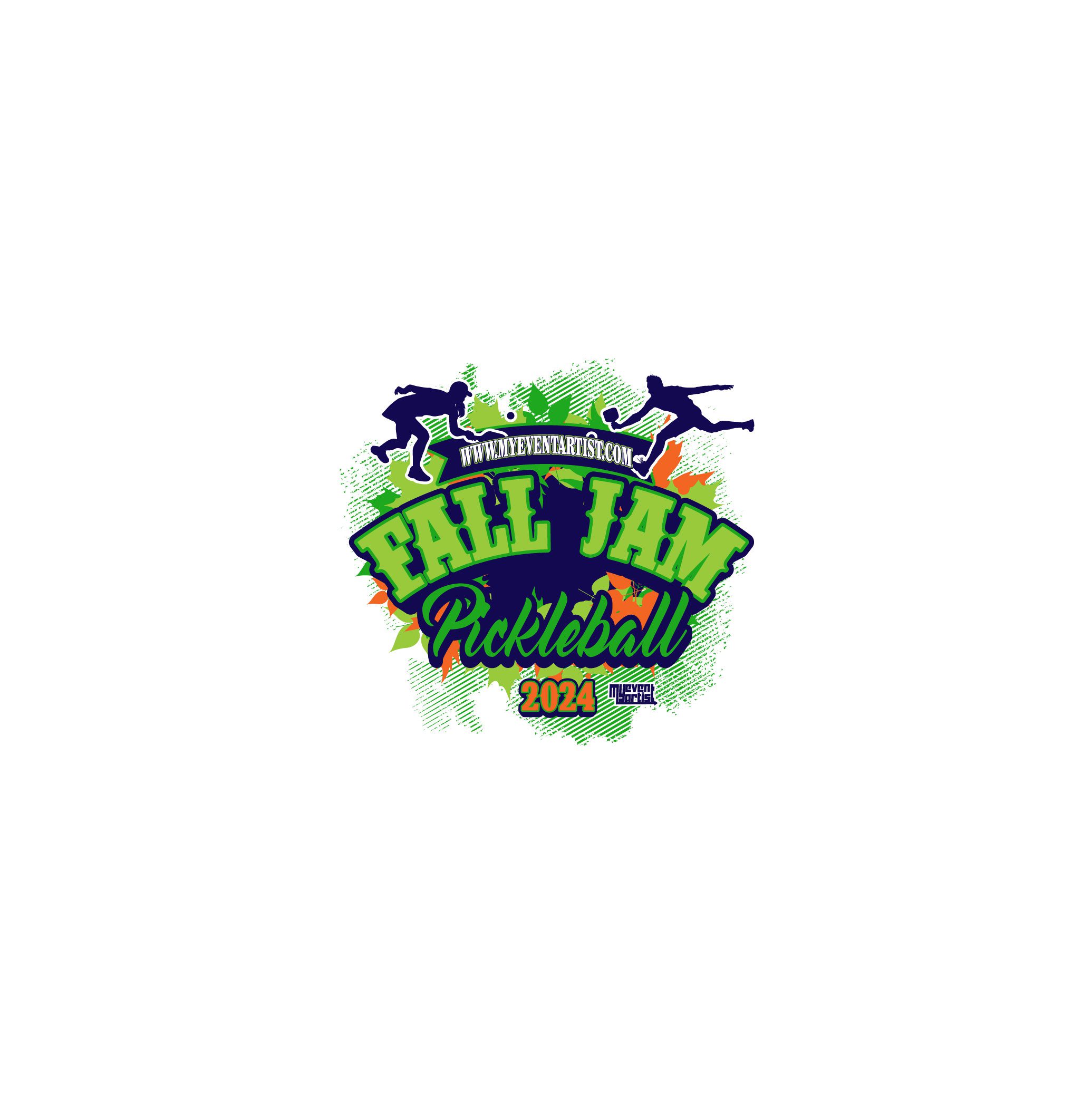 PICKLEBALL FALL JAM EVENT ADJUSTABLE VECTOR DESIGN3-01
