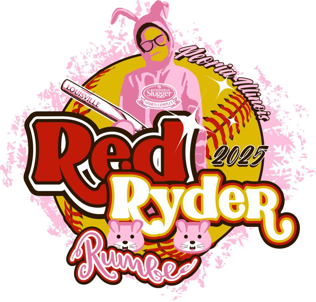 Showcasing Our Bold New Vector Logo Design for Red Ryder Rumble 2025 Softball Event