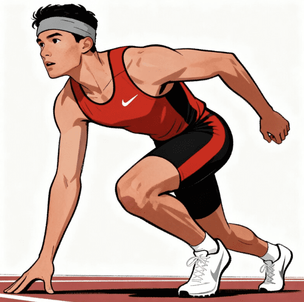 Sprint Ahead with Track and Field Sports Figures Vector Designs