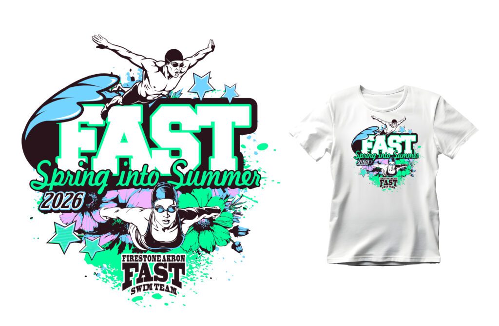 Dive into the Season: 2026 FAST Spring into Summer Swimming Event Logo That Makes a Splash